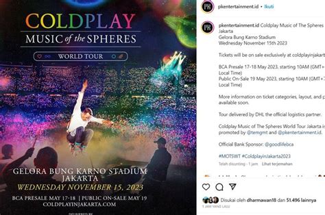 Konser Coldplay Terbesar Dunia